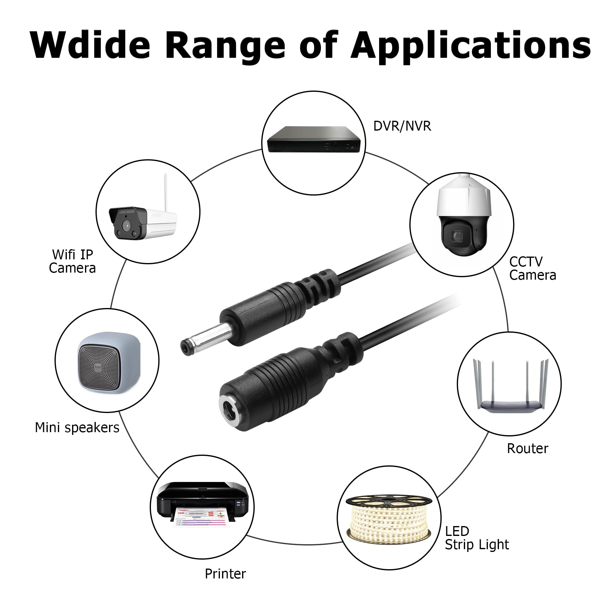AARRKKページ Amazon.com: Short DC 3.5mm x 1.35mm to USB C Power Cord
